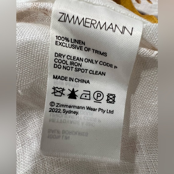 Zimmermann Pattie Linen Minidress - Picture 12 of 14